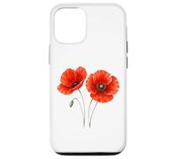 Poppies Red Poppy Flower Nature Botanical Art Case for iPhone 12/12 Pro