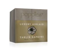 Poppies Tablin Napkins 8 Fold 40cm Mocha (Pack of 500) 4048MO