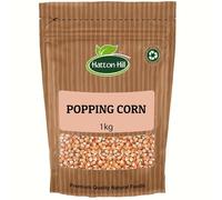 Popping Corn 1kg by Haton Hill | Popping Kernels for Fluffy Popcorn, Perfect for Snacks and Movie Nights