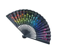 Popping Fan Dancing, Foldable Chinese Hand Clap Fan, 23 cm Easy Opening Artistic Cooling, Dance Performance Accessory, for Men, Women, Home Ceremonies, Photography