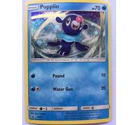 Popplio SM24 Pokemon Promo Card (SM Promo Series) + 1x TitanCards® Toploader