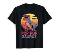 PopPopSaurus Dino Dinosaur Pop-Pop-Saurus T-Rex PopPop Trex T-Shirt