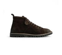Popps 1961 Mens Smart Casual 100% Real Leather Ankle Monkey MOD Lace Up Boots