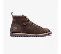 1961 MOD Mens Suede Monkey Boots Popps Dark Brown 6