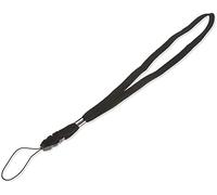 POPPSTAR 1x Wristband (colour black), Lanyard Hand Strap for Digital Camera, USB Stick, MP3 Player, Cell Phone, ActionCam, Smartphone and more