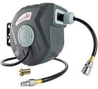 Poppstar Automatic Compressed air Hose Reel (Length 10m + 1m, Inner Diameter 5/16"(8x12mm), 3/8" BSPT Connector), Retractable auto Rewind Tool for Compressed air Hose