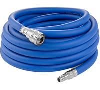 Poppstar Compressed air Hose, 10m (air Hose for Compressor, 9.2 mm Internal Diameter, NW 7.2 Quick-Connect Coupling & Connector, 20 bar), Blue