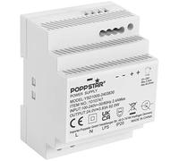 Poppstar DIN rail power supply P-100-24- 24V 3.83A 92W (Input 100-240 V AC 50/60 Hz, Output 24 V DC 3.83 A 92 W)