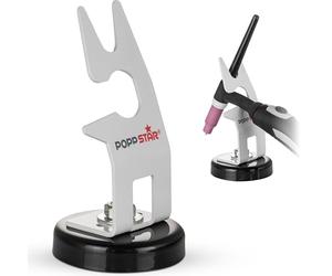 Poppstar GTAW TIG Torch Holder with Magnetic Stand for Fixing to Welding Table (Ø 9 cm) for GTAW or TIG Welding