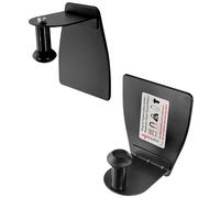 Poppstar Magnetic Paper Roll Holder, 2-Piece, Strong, Material: Steel, Holding Force up to 2kg, Color: Black