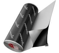 Poppstar Self-Adhesive Butyl car Sound deadening mat (car Sound proofing mat 2 mm, 5 m x 40 cm, (2 m²)), 1 roll, Black
