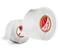 POPPSTAR Self-Fusing Silicone Band, Silicone Tape, 3m x 25mm, Sealing & Insulating Strip (water-tight, air-tight), white, 2 Rolls