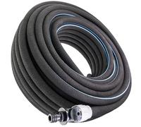 Poppstar Soaker Hose 50 m (drip Hose for Garden Irrigation, ID 1/2") with Quick Coupling for Manual Valve, Black