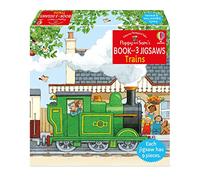 Poppy and Sam's Book and 3 Jigsaws: Trains