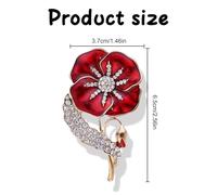 Poppy Badges And Pins 2024 | Remembrance Day Poppy Badge Pins | British Poppy Brooch
