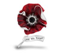 Poppy badges and pins brooches pin for women poppy pin badges shawl pin hat pin versatile brooches for women remembrance day brooch poppy brooch
