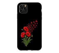 Poppy Bird Flower Gardening Floral Case for iPhone 11 Pro Max
