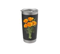 Poppy Days Forever Orange Blossom Bliss Stainless Steel Insulated Tumbler