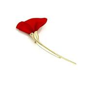 Poppy Enamel Brooch Red Enamel Poppy Flower Brooch Pin Badge Poppy Lapel Badge Pin Poppy Brooch Pin Badge Womens Mens Unisex Gold Red Flower Legion Brooch Veterans Memorial Day Festival Gift