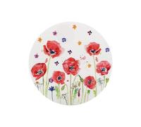 Poppy Field - Floral 16cm Trivet, Round, Fine China, Boxed