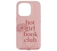 Poppy Flower Book Club Reading Group Literature Community Case for iPhone 15 Pro