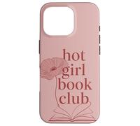 Poppy Flower Book Club Reading Group Literature Community Case for iPhone 16 Pro