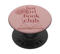 Poppy Flower Book Club Reading Group Literature Community PopSockets Adhesive PopGrip