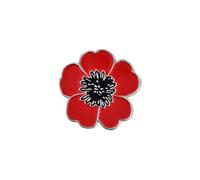 Poppy Flower Pins, Patriotic Poppy Flower Pin Veterans Day Enamel Remembrance Red Poppy Brooches Lapel Badge Pin,Memorial Solider Remembrance Day Gift, 1932, Alloy Steel, no gemstone