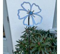 Poppy Forge 2 Feet Flowering Petal Plant Pin (Pack Of 3) - Bare Metal/ready To Rust