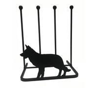 Poppy Forge 2 Pair Boot Rack - Alsatian - Steel - L29 X W39 X H48 Cm - Black