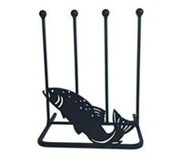 Poppy Forge 2 Pair Boot Rack - Fish - Steel - L30.4 X W38 X H48.3 Cm - Black