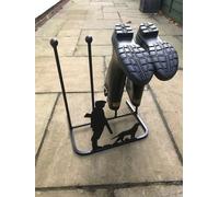 Poppy Forge 2 Pair Boot Rack - Gun Down - Steel - L30.4 X W38 X H48.3 Cm - Black