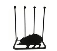 Poppy Forge 2 Pair Boot Rack - Hedgehog - Steel - L29 X W39 X H48 Cm - Black