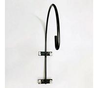 Poppy Forge 20 Inches Wall Swan Neck Bracket - Bare Metal/ready To Rust - L38 X W10 X H48 Cm