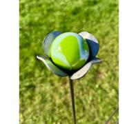 Poppy Forge 3 Feet Rose Marble Pin Garden Art (Pack Of 3) - Bare Metal/ready To Rust