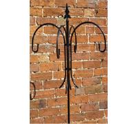 Poppy Forge 4 -Way Bird Crook Bare Metal/ready To Rust - Steel - L62.5 X W62.5 X H221 Cm