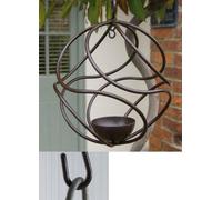Poppy Forge Ball Bird Feeder - Hand Made By Traditional Forge Wild Bird Feeder - Steel - L27.9 X W27.9 Cm - Black