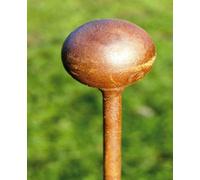 Poppy Forge Ball Pin Support 5Ft (Bare Metal/natural Rust) (Pack Of 3) - Steel - H154.2 Cm
