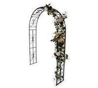 Poppy Forge Buckingham Arch (Including Ground Spikes) Bare Metal/ready To Rust - Steel - L30.4 X W137.2 X H218.4 Cm