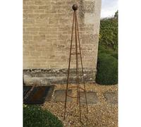 Poppy Forge Chelsea Range 6 Feet Hampton Obelisk - L50.8 X W50.8 X H189.2 Cm - Bare Metal/ready To Rust