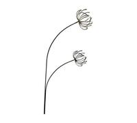 Poppy Forge Clematis Garden Art - Bare Metal/ready To Rust - W37 X H133 Cm