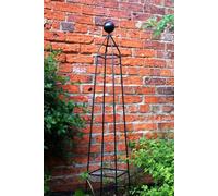 Poppy Forge Cleo 4Ft Obelisk Bare Metal/ready To Rust - Steel - L22 X W22 X H121.9 Cm