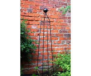 Poppy Forge Cleo 6Ft Obelisk Bare Metal/ready To Rust - Steel - L32 X W32 X H182.9 Cm