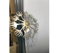 Poppy Forge Dandelion Pin Support 5Ft (Bare Metal/natural Rust) (Pack Of 3) - Steel - H152.4 Cm