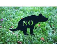 Poppy Forge Dog - Garden Ornament - Solid Steel - W34.3 X H25.4 Cm - Powder Coated Black