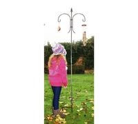 Poppy Forge Double Bird Crook Bare Metal/ready To Rust - Steel - L62.5 X W62.5 X H221 Cm