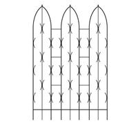 Poppy Forge Double Gothic Screen Bare Metal/ready To Rust - Steel - L2 X W58 X H180 Cm
