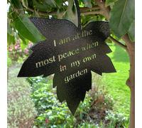 Poppy Forge Falling Leaves - I Am At The Most Peace - W20 X H25 Cm - Black