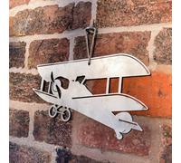 Poppy Forge Hanging Tiger Moth Garden Art - W15 X H23 Cm - Black