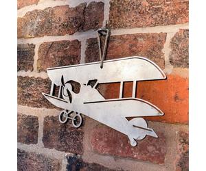 Poppy Forge Hanging Tiger Moth Garden Art - W15 X H23 Cm - Black